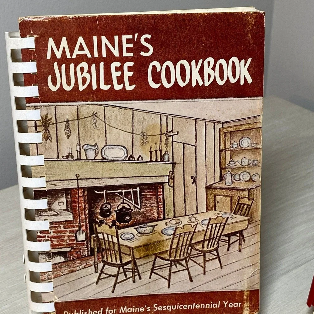 Vintage Maine Cookbook Lot Maine's Jubilee Coastal Cooking Spiral Bound Books